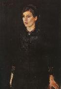 Edvard Munch Sister Inger oil